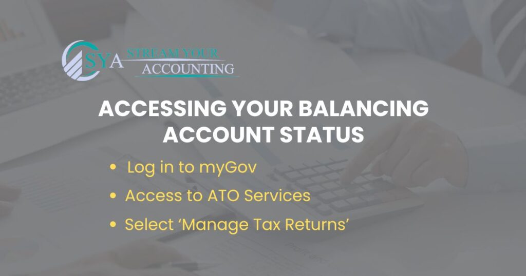 Accessing Your Balancing Account Status
