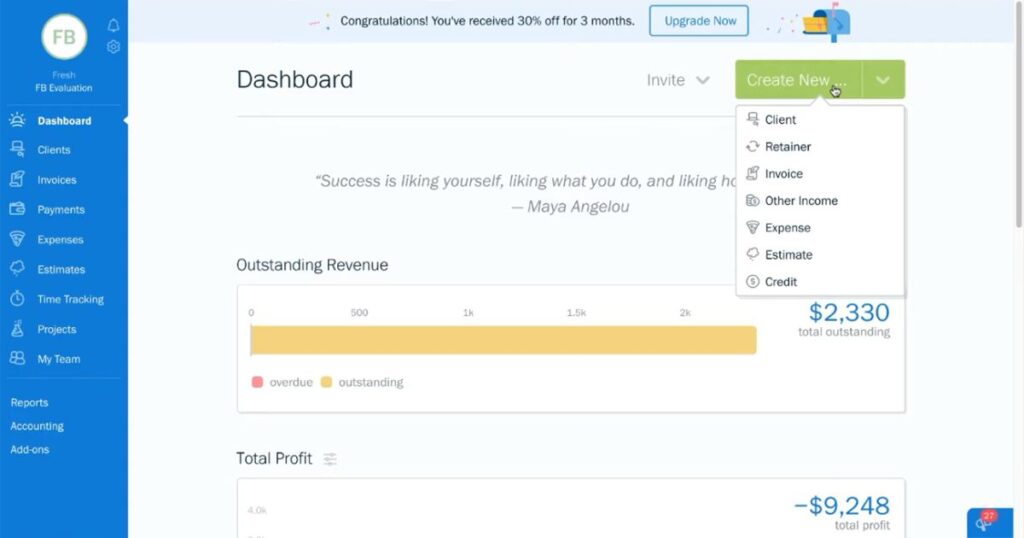 FreshBooks for Shopify