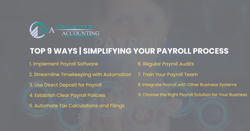 Top 9 ways | Simplifying Your Payroll Process